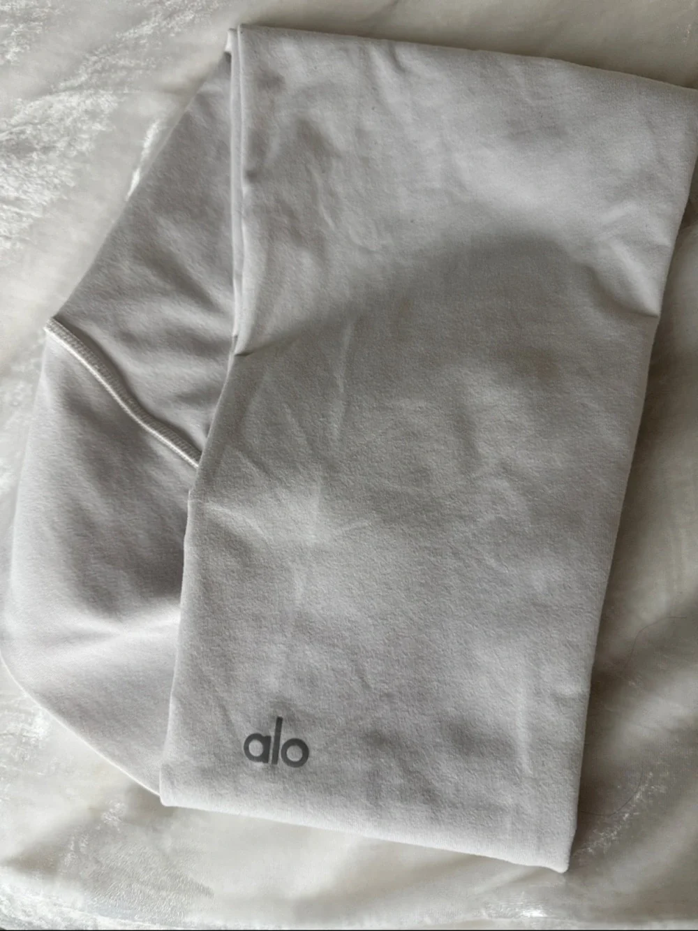 ALO High-Waist Airbrush Legging in Ivory - Picture 4 of 4